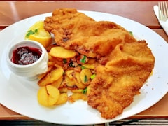 Wiener Schnitzel on a plate