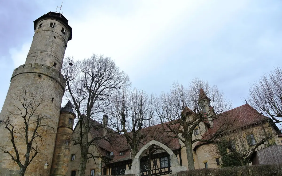 The tower of the Altenburg castle in Bamberg