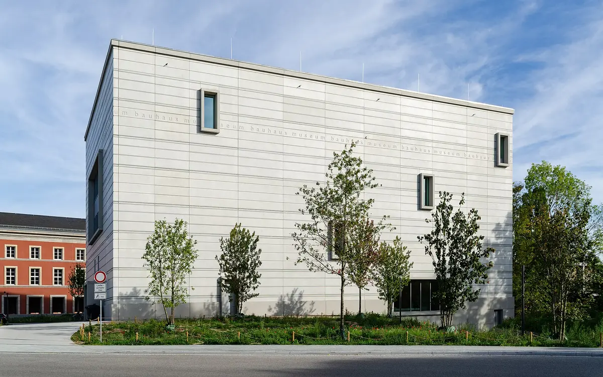 The Bauhaus Museum Weimar building at Stéphane-Hessel-Platz
