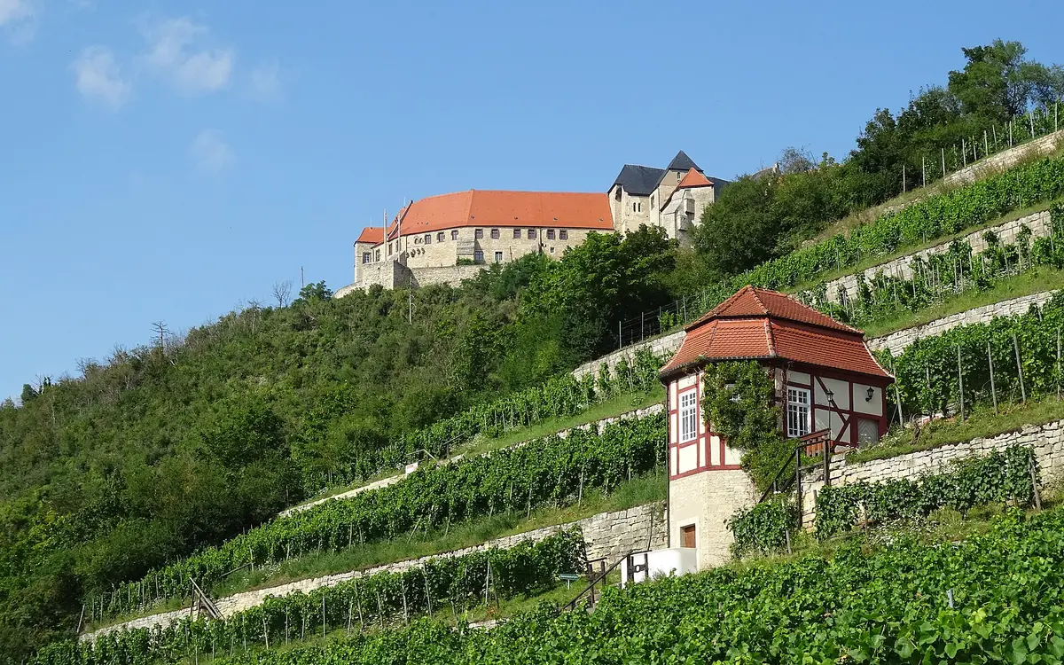 Schloss Neuenburg above Freyburg, Saxony-Anhalt