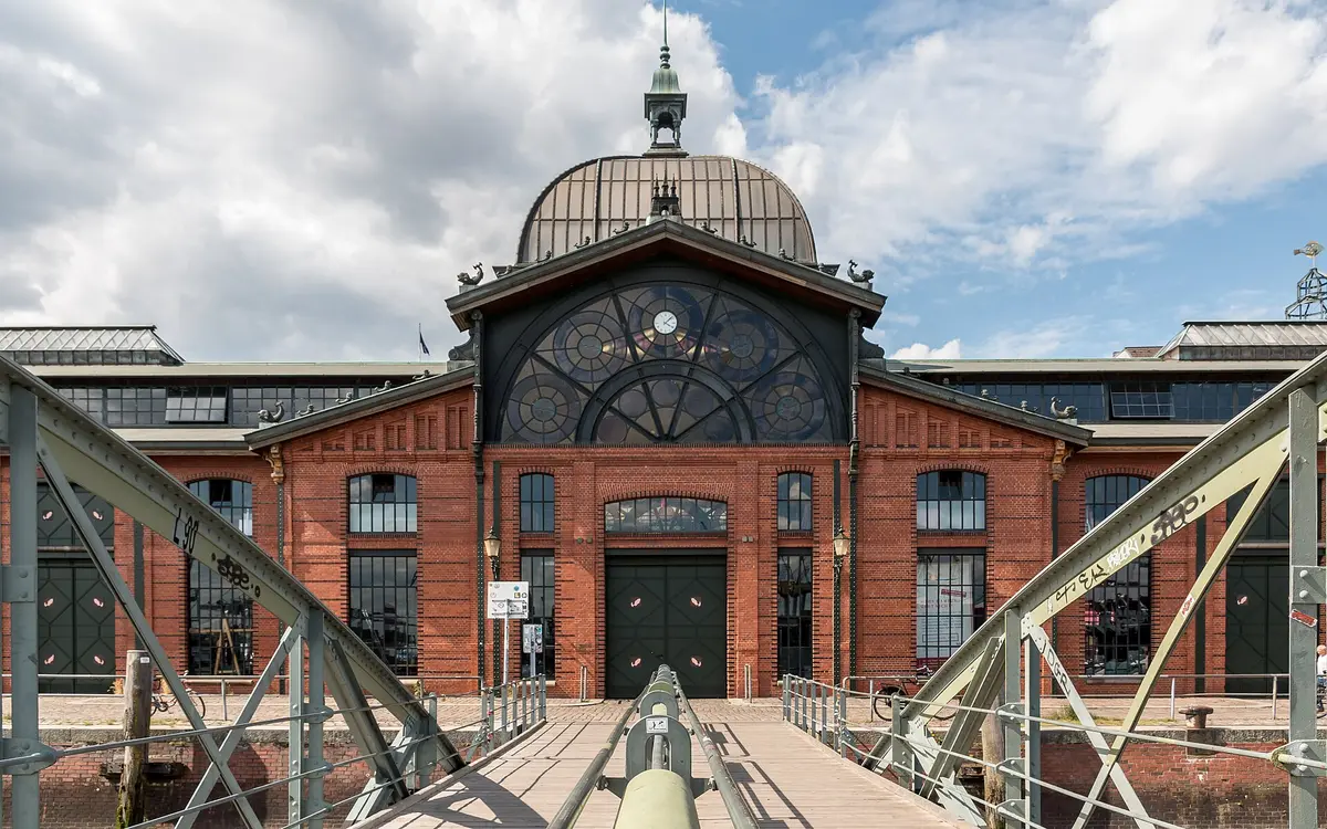 The Fischauktionshalle (fish auction hall) at St. Pauli