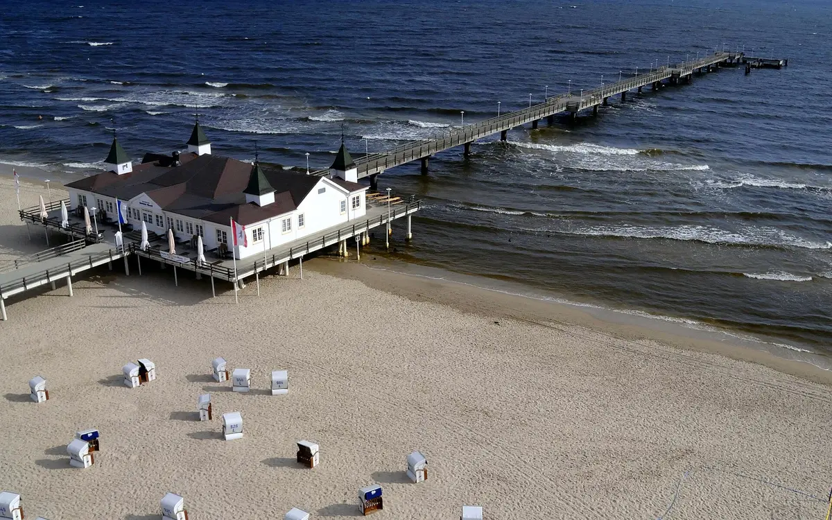 The pier at Ahlbeck on Usedom